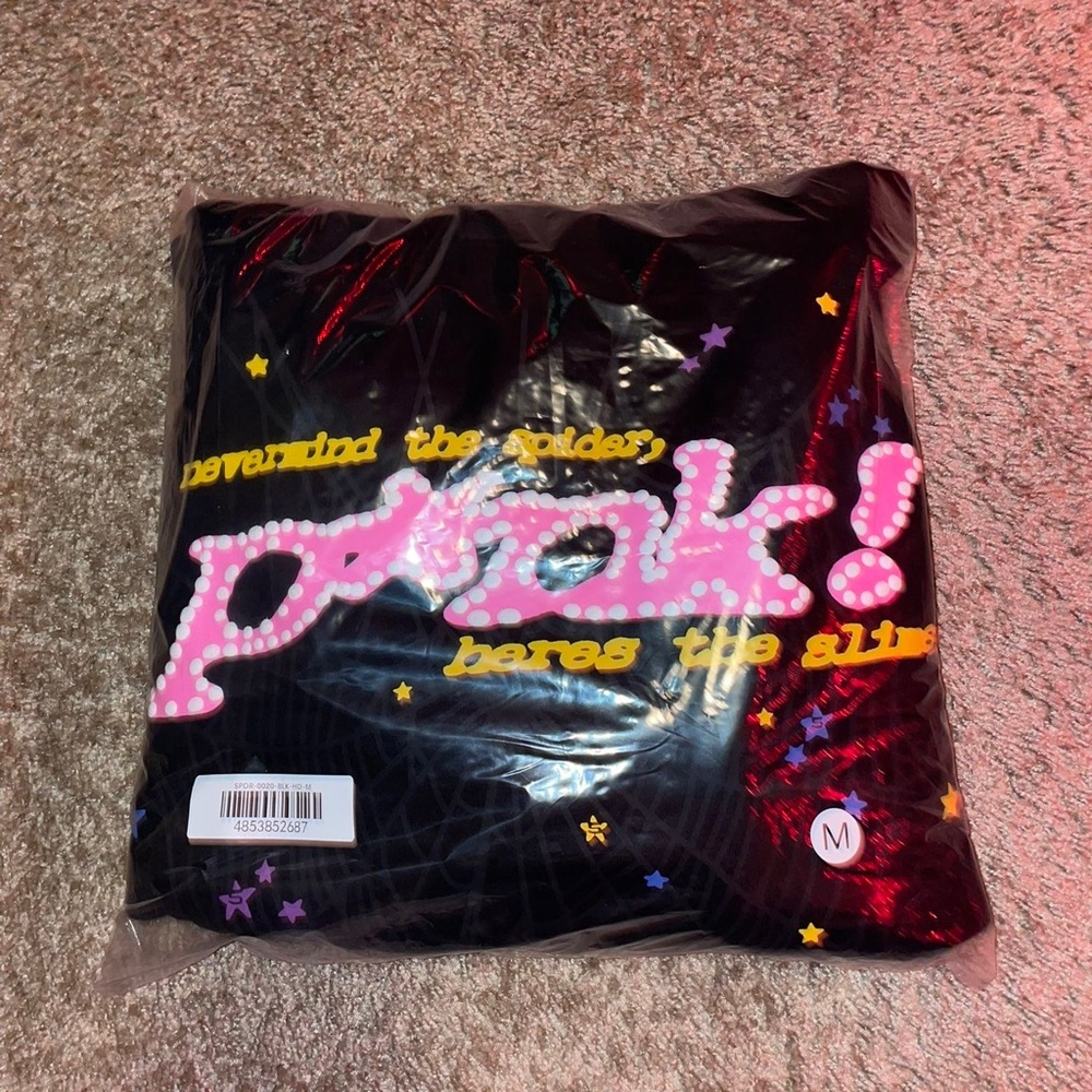 *BEST OFFER* Sp5der web hoodie ‘black’ Medium+Free Shipping( NEGOTIABLE